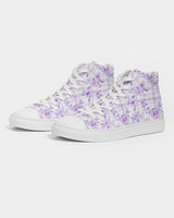 Lavender Bloom High Tops Women's Hightop Canvas Shoe