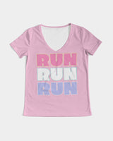 Run Run Run V-neck Tee