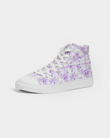 Lavender Bloom High Tops Women's Hightop Canvas Shoe