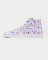 Lavender Bloom High Tops Women's Hightop Canvas Shoe