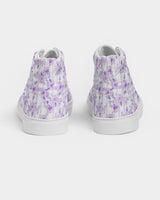 Lavender Bloom High Tops Women's Hightop Canvas Shoe